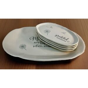 Precious‎ Moments Platter Moments Are Better When Shared with 4 Serving Plates
